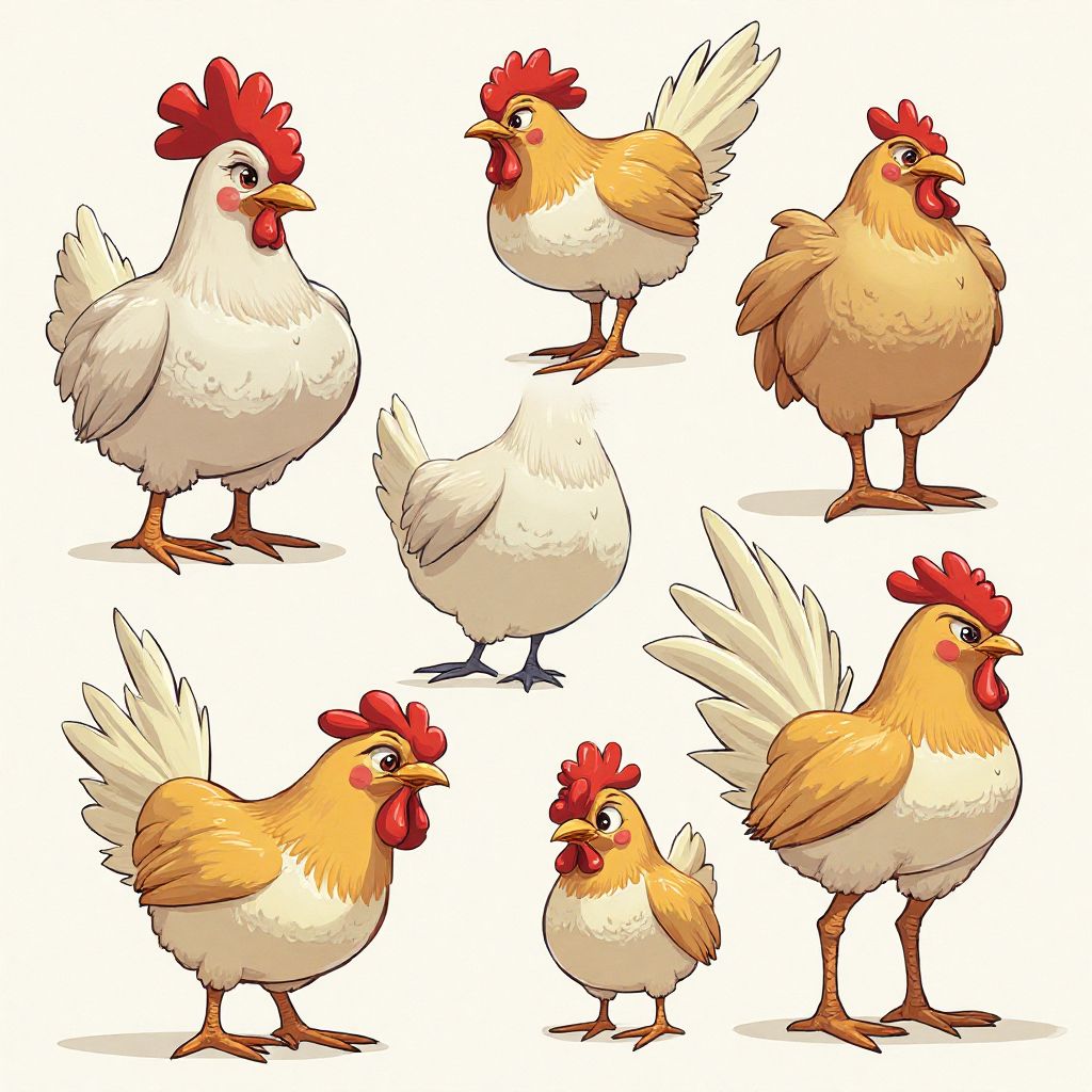 Concept art originale per i personaggi del gioco