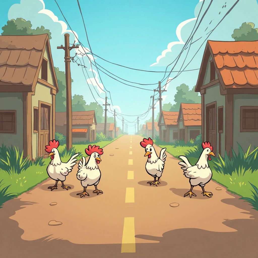 Gameplay di Chicken Road